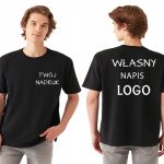 T shirt KOSZULKA Z WŁASNYM NADRUKIEM PRZÓD I TYŁ roz.XS