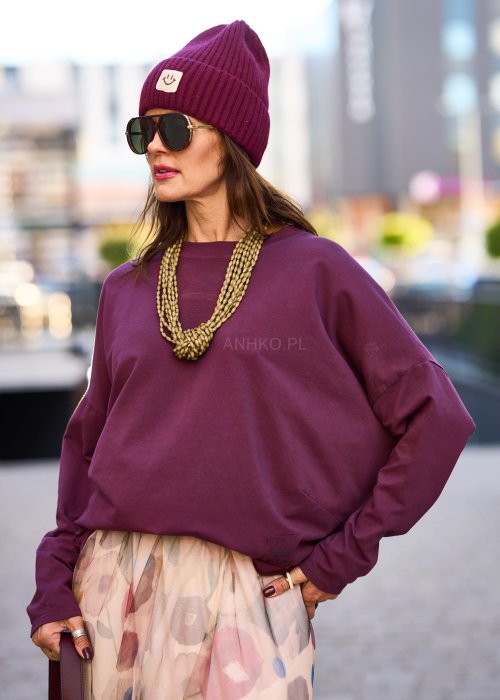 bluzy-bez-kaptura-damskie-259ksr-1.jpg Bluzy damskie bez kaptura Anhko - obrazek 1