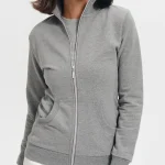 Bluza damska bez kaptura, ciemnoszary marmur, XL