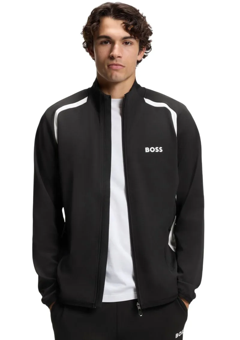 bluzy-boss-557ovd.webp Męska bluza tenisowa BOSS TOC Spin Full Zip black - obrazek 1