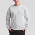 Bluza męska bez kaptura szara Fruit of the Loom