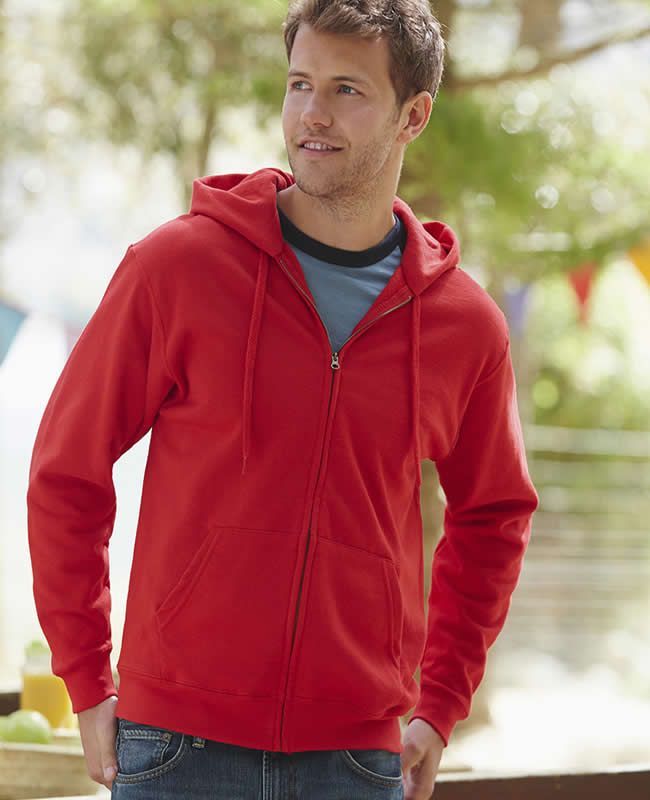 bluzy-fruit-of-the-loom-205lmk-1.jpg Bluza męska Fruit of the Loom Classic Hooded Sweat Jacket Logos Dystrybucja - obrazek 1