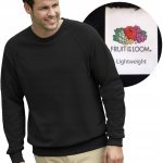 BLUZA FRUIT OF THE LOOM RAGLAN LIGHT L