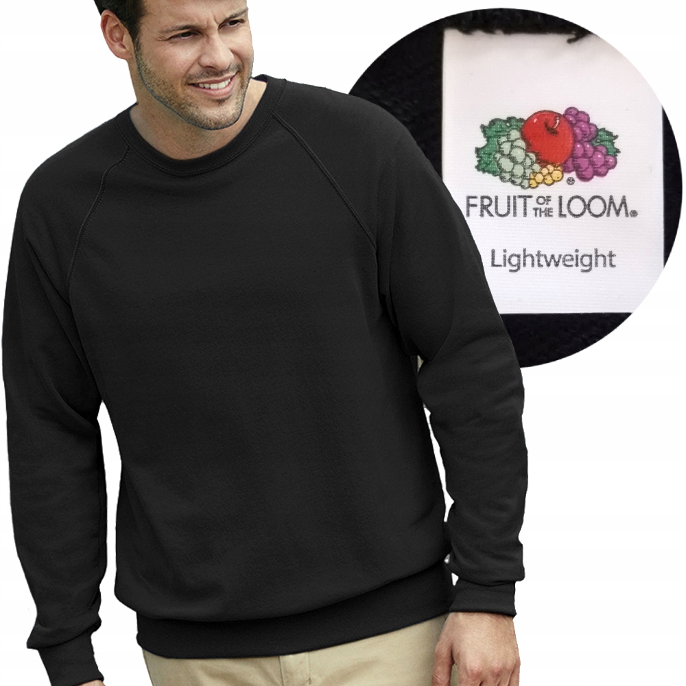 bluzy-fruit-of-the-loom-552zzj-1.jpg BLUZA FRUIT OF THE LOOM RAGLAN LIGHT L - obrazek 1