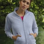 Damska bluza na zamek Fruit of the Loom Premium