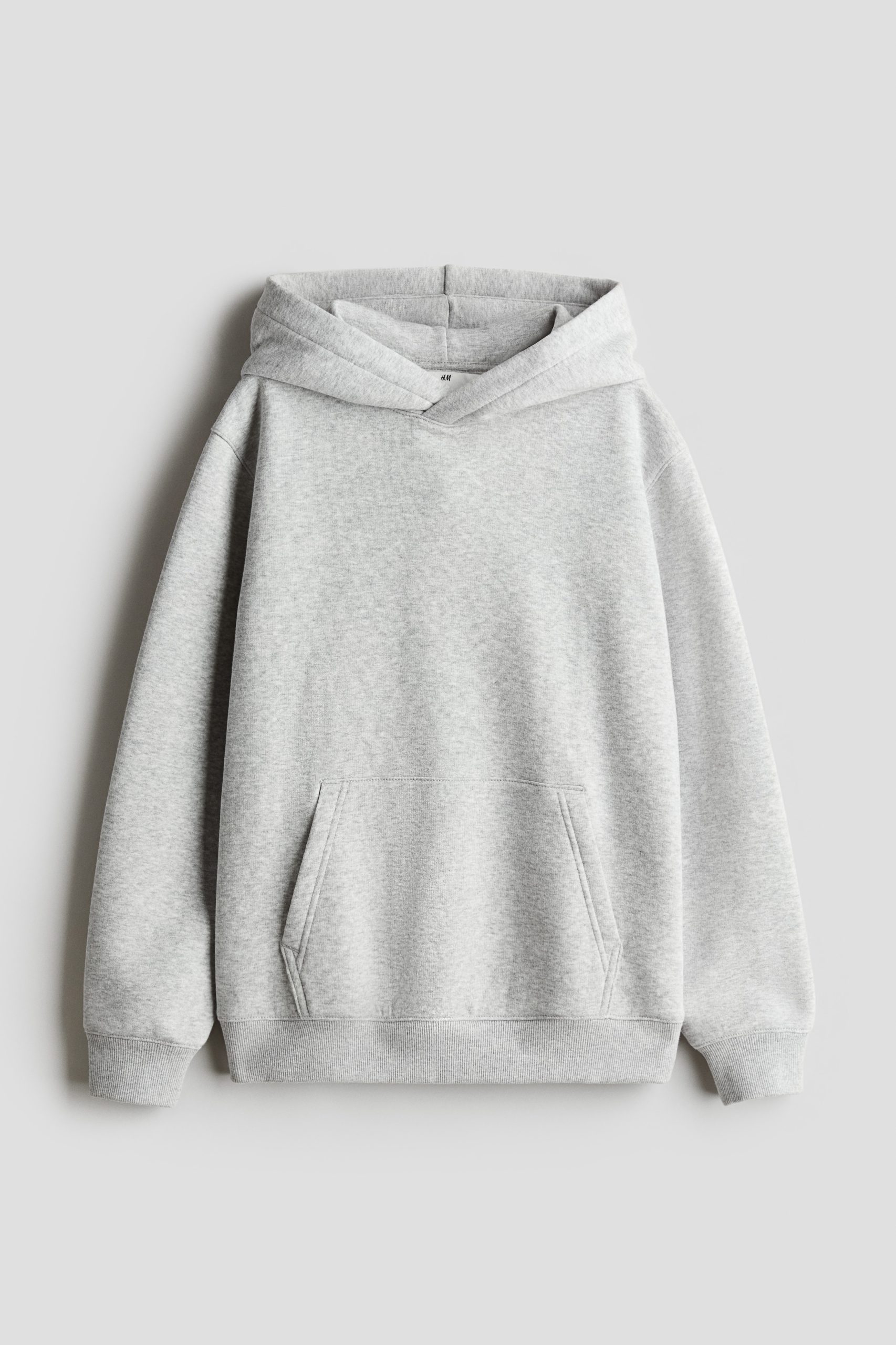 bluzy-hm-150nox-1.jpg Bluza z kapturem Jasnoszary melanż Dziecko | H&M PL - obrazek 1