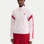 adidas Bluza House Of Tiro KE5676 Różowy Slim Fit | Modivo.pl
