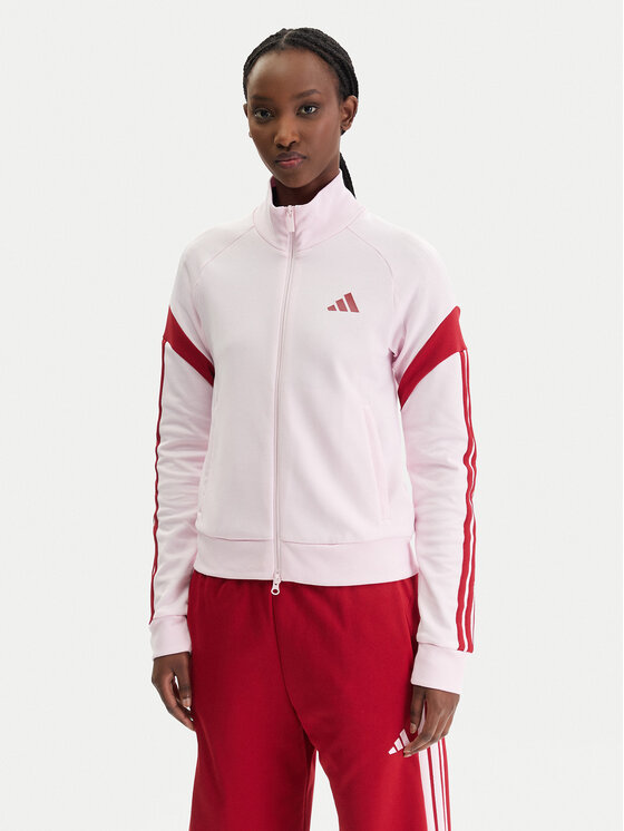 bluzy-house-787imn-1.jpg adidas Bluza House Of Tiro KE5676 Różowy Slim Fit | Modivo.pl - obrazek 1