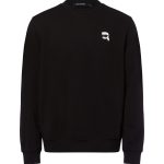 KARL LAGERFELD Bluza męska w czarny