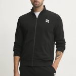 Karl Lagerfeld bluza bawełniana męska kolor czarny z nadrukiem 554917.705400 | Answear.com