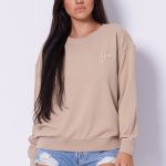Bluza wkładana beżowa PINKO 101831 A1N7 Butik Online MAICON