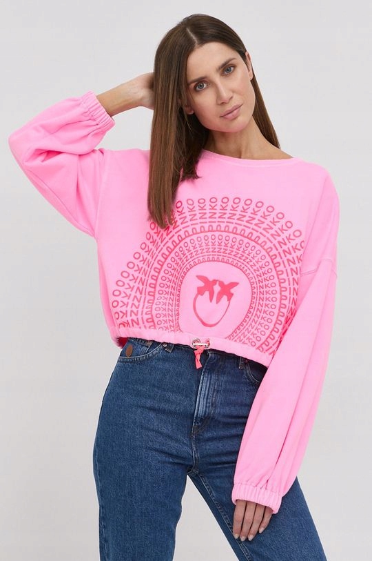 bluzy-pinko-593mmu-1.jpg Pinko bluza damska bez kaptura rozmiar 38 • Cena • Opinie Allegro - obrazek 1