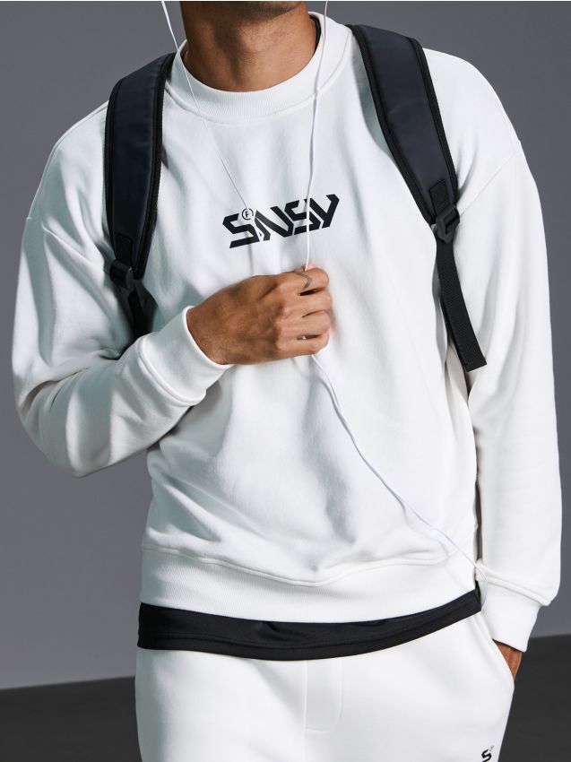 bluzy-sinsay-523nxn-1.jpg Bluza Kolor biały SINSAY 9966I 00X - obrazek 1
