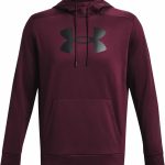 Bluza męska Fleece Big Logo HD Under Armour bordowa Sport Shop.pl