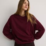 Bawełniana bluza Kolor bordowy RESERVED 337CW 83X