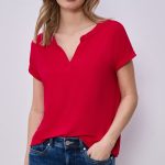W przecenie czerwone bluzki damskie | Zalando. Wybierz dziś!