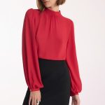 Czerwone Bluzki damskie wizytowe Rozmiar 36 Kup online | Zalando