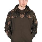 Fox LW Khaki Camo Split Zip Hoody r.S bluza