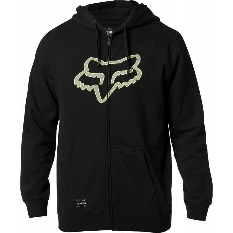 fox-bluza-716mtp-1.jpg BLUZA FOX Z KAPTUREM NA ZAMEK DESTRAKT BLACK/GREEN - obrazek 1