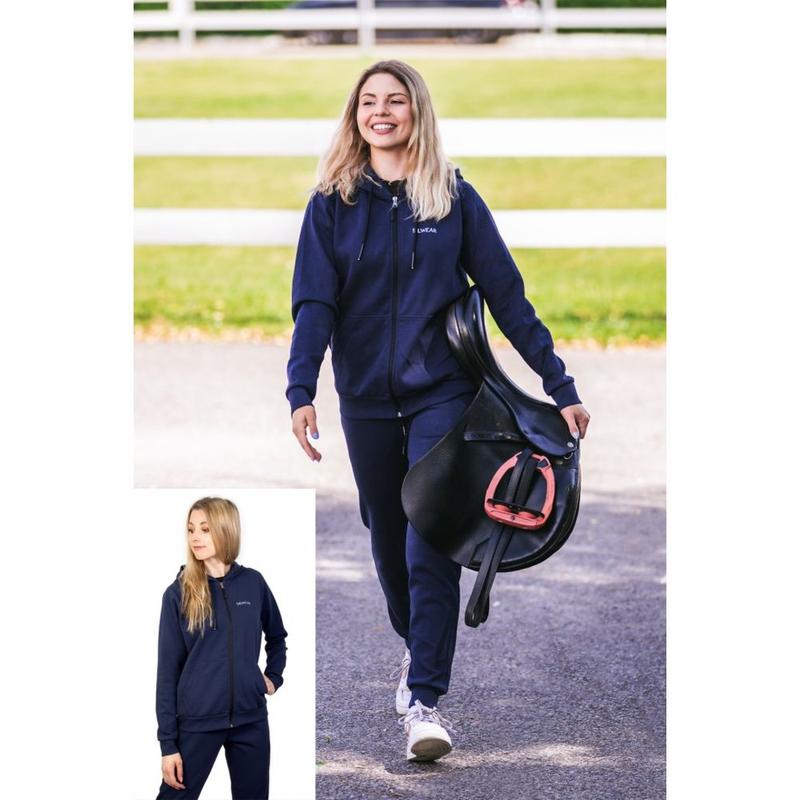 granatowa-bluza-damska-142gvw-1.jpg Bluza damska rozpinana Silwear granatowa - obrazek 1