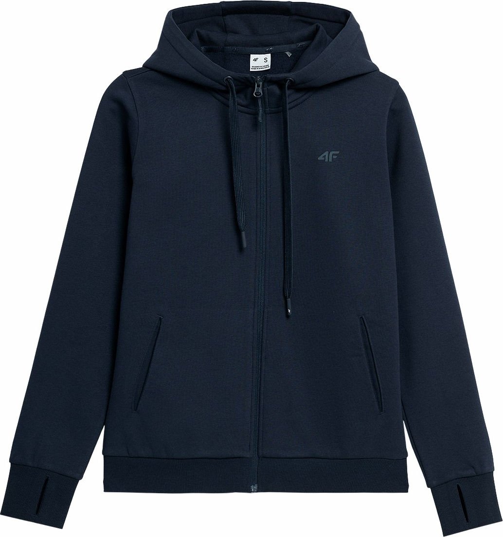 granatowa-bluza-damska-197yvm-1.jpg Bluza damska 4FSS23TSWSF373 4F - obrazek 1