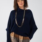 Sweter One Granatowy