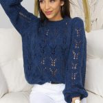 Sweter Damski Naomi Granatowy DavidK