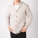 Męski kardigan "Woodford" z wełny merino A 703
