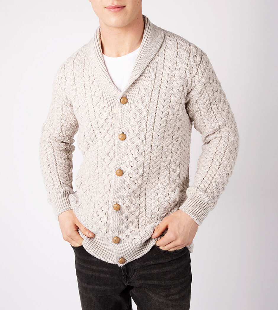 kardigany-meskie-010xjs.jpg Męski kardigan "Woodford" z wełny merino A 703 - obrazek 1