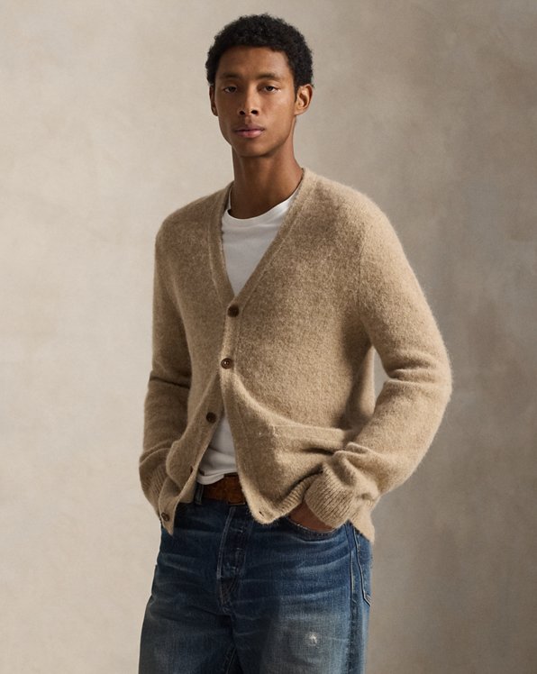 kardigany-meskie-505hpg.jpg Kardigany męskie Brązowy | Ralph Lauren® PL - obrazek 1
