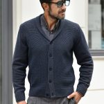 Sweter męski kardigan na guziki M. Lasota denim