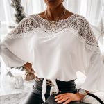 Kup Koronkowe w stylu vintage haftowane bluzki damskie szydełkowe koronkowe białe proste seksowne koszule eleganckie na co dzień kobiece bluzki damskie w dużych rozmiarach Blusas 12459 w cenie od 25 | Joom