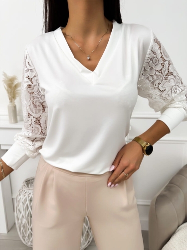 koronkowe-bluzki-646pqz-1.jpg Bluzki z koronką eleganckie bluzki koronkowe | Modna Kiecka - obrazek 1