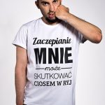 Śmieszne koszulki męskie super prezent dla sportowca siłownia