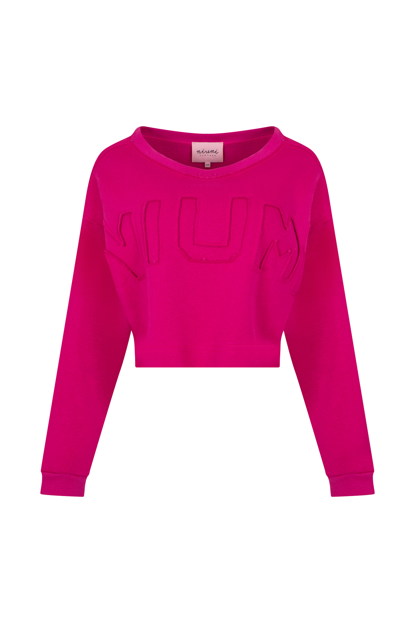 krotka-bluza-145tka.jpg Krótka bluza damska fuksjowa Niumi - obrazek 1