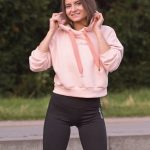 Krótka bluza oversize Creme