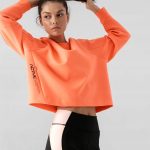 BLUZA damska 4F CROP TOP sportowa KRÓTKA BLD037 XL