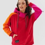 NAOKO Bluza z kapturem/ciemnoczerwony Zalando.pl