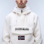 Napapijri BURGEE Bluza z kapturem/beżowy Zalando.pl