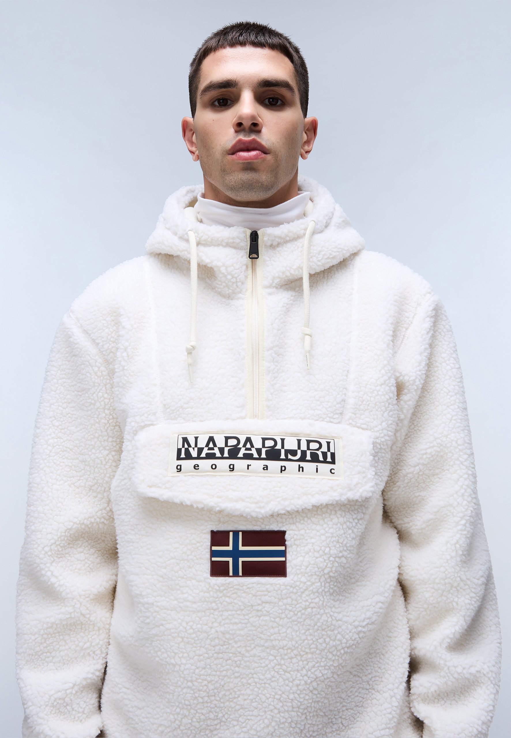 napapijri-bluza-242gcc-1.jpg Napapijri BURGEE Bluza z kapturem/beżowy Zalando.pl - obrazek 1