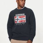 Napapijri Bluza NP0A4IBH Czarny Relaxed Fit | Modivo.pl
