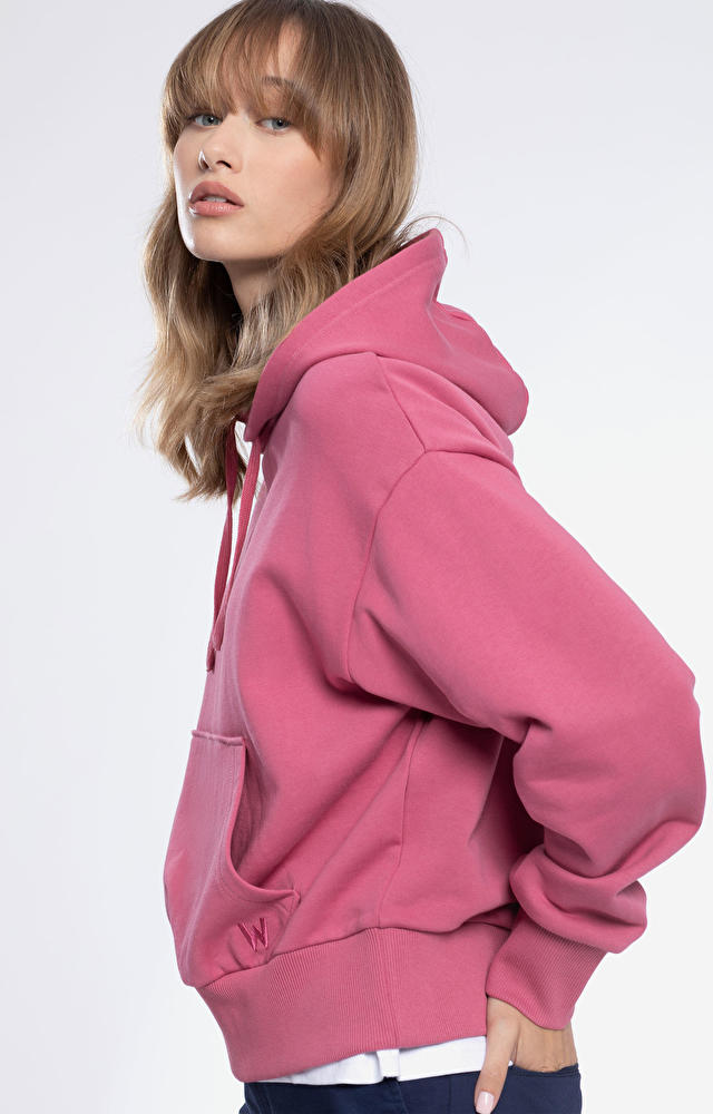 rozowa-bluza-damska-612fqg-1.jpg Różowa bluza damska | Wólczanka - obrazek 1