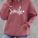 Shein Bluza Damska Z Nadrukiem I Kapturem Różowa XL 033 Ceny i opinie Ceneo.pl