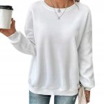 SHEIN BLUZA DAMSKA BIAŁA GŁADKA CASUAL 38 ŁRN