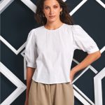 Bluzka Kolor biały SINSAY 600BA 00X