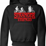 Jhk Stranger Things Dziecięca Bluza Z Kapturem 134 Czarny Ceny i opinie Ceneo.pl