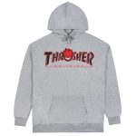 bluza Thrasher Thrasher X Spitfire Big Head Outline Hoodie Ash Grey snowboard online.pl