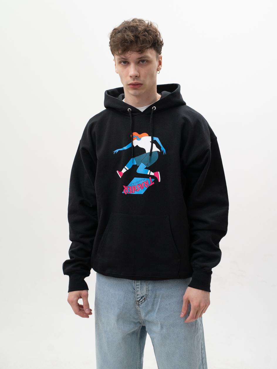 thrasher-bluza-092vbc-1.jpg Bluza Z Kapturem Męska Czarna Thrasher Tre - obrazek 1