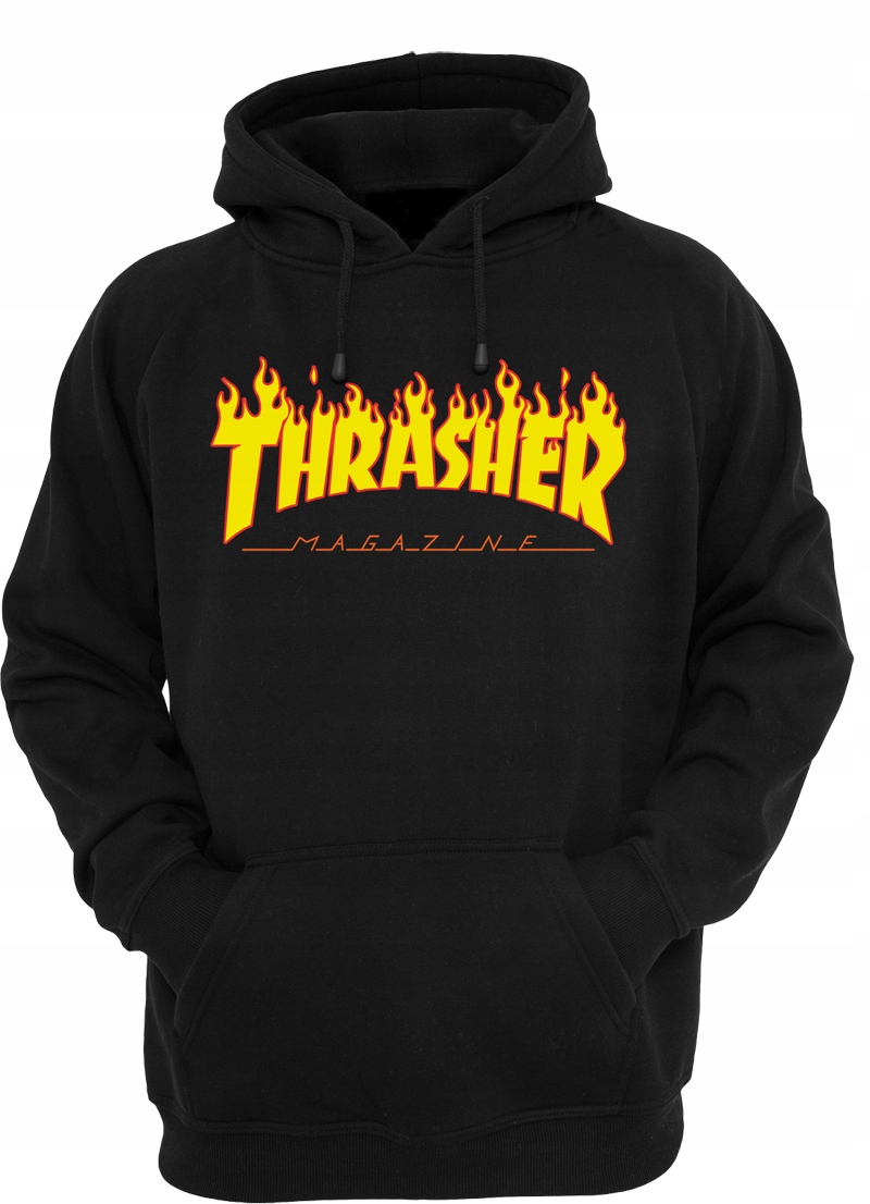 thrasher-bluza-454mfu-1.jpg THRASHER MAGAZINE bluza z kapturem XS • Opinie Allegro - obrazek 1