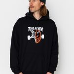 Bluza z kapturem Thrasher x Spitfire Thrash & Burn HD (black)